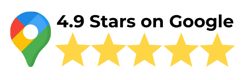 4.9 stars on Google